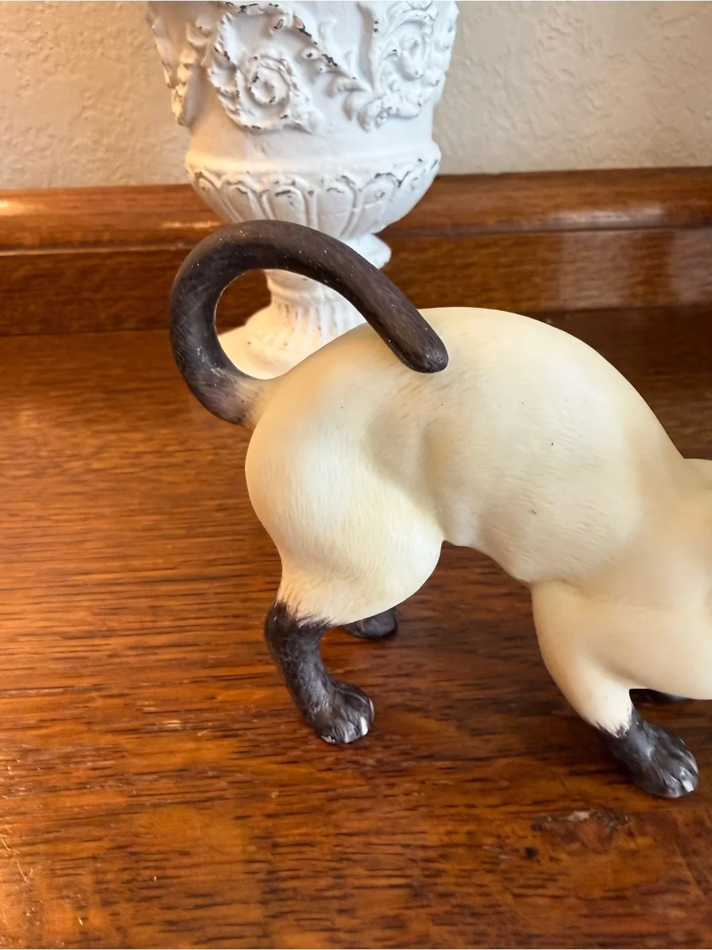 Vintage Andrea by Sadek Siamese Cat Figurine Pair – Cream & Brown Porcelain